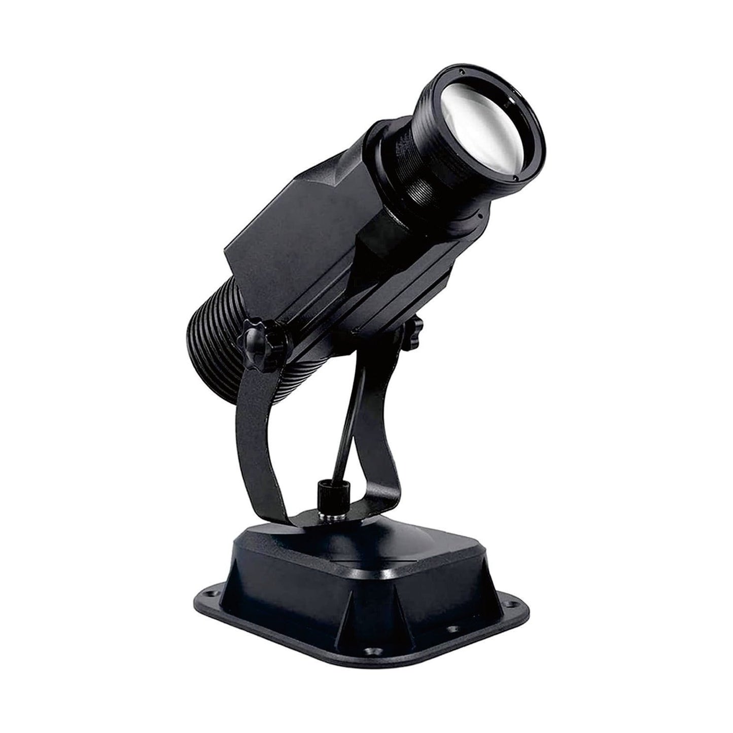 15W projector light projecting a logo onto a wall for an indoor event