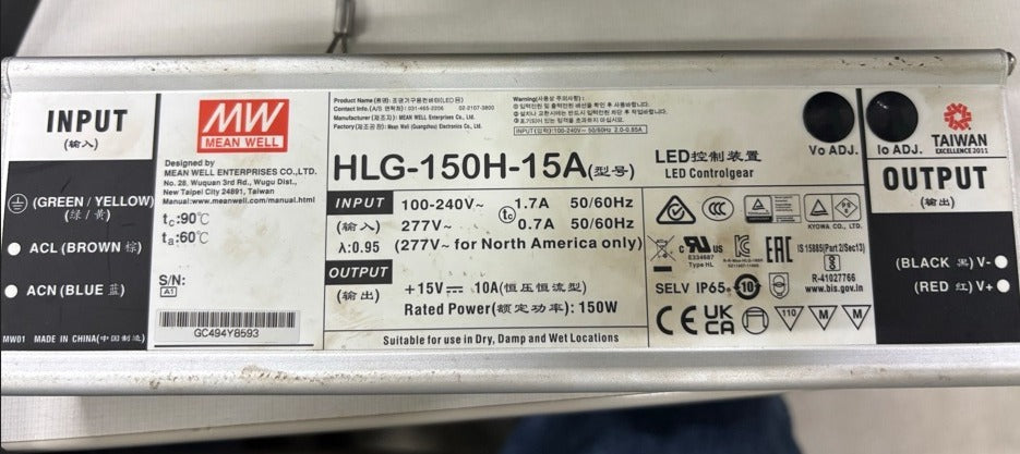 Dedicated power supply for 150w gobo projector