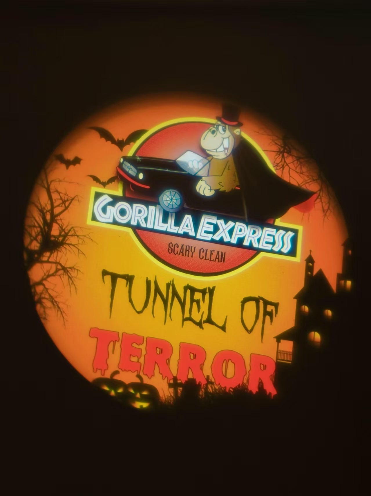 Gobo Projector Built-in battery Portable and movable use Wedding Advertising