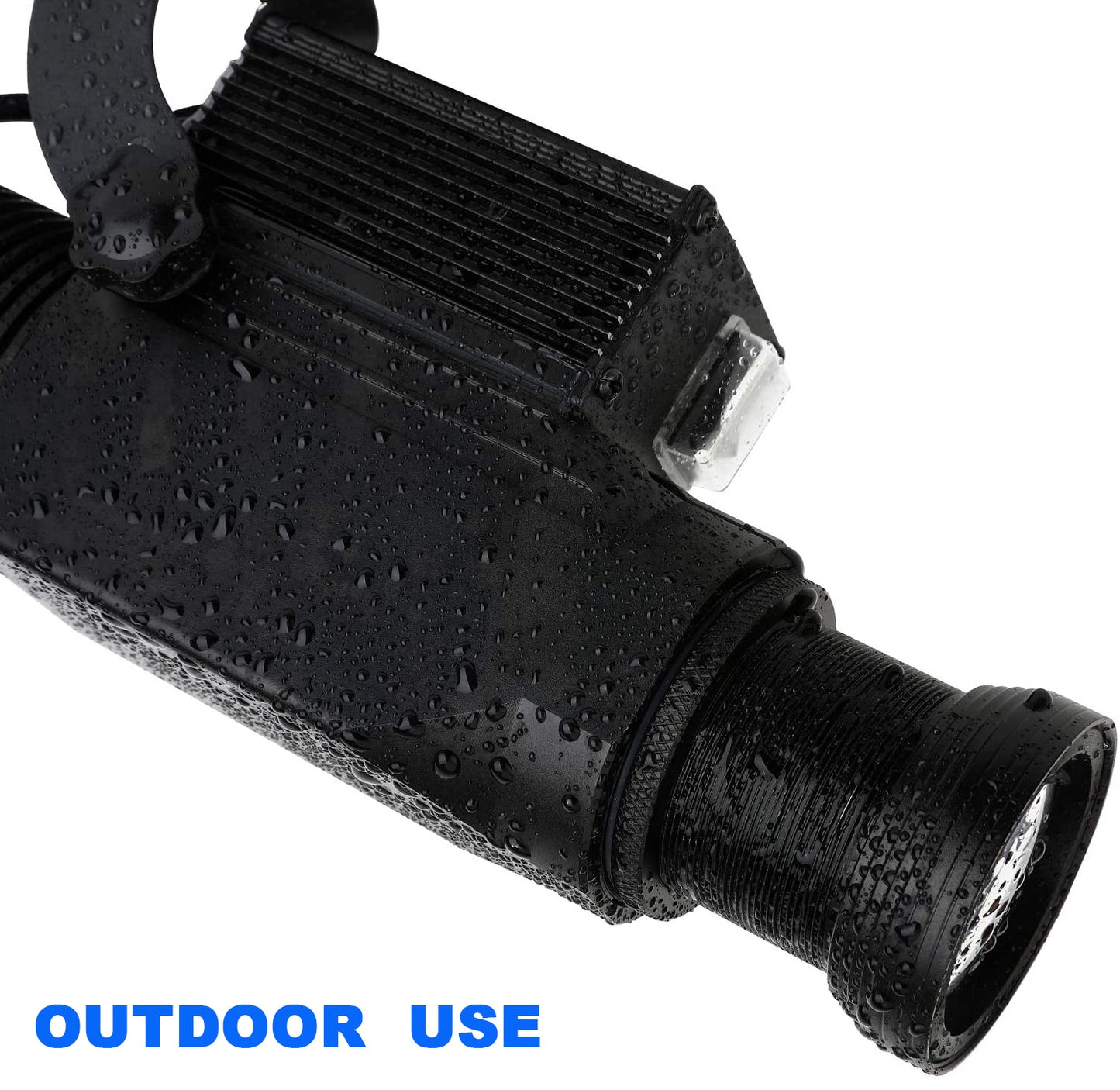 YKGOBO Spotlight Projection lamp 15W LED Logo Gobo Projector Image Rotation IP65 Waterproof